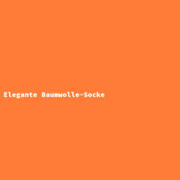 Elegante Baumwolle-Socke