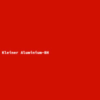 Kleiner Aluminium-BH